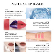 3Pcs Lip Stain Peel off and Reveal - Long Lasting Waterproof Pink Lip Tint Transfer Proof Natural Lip Stain for Women Cosmetics