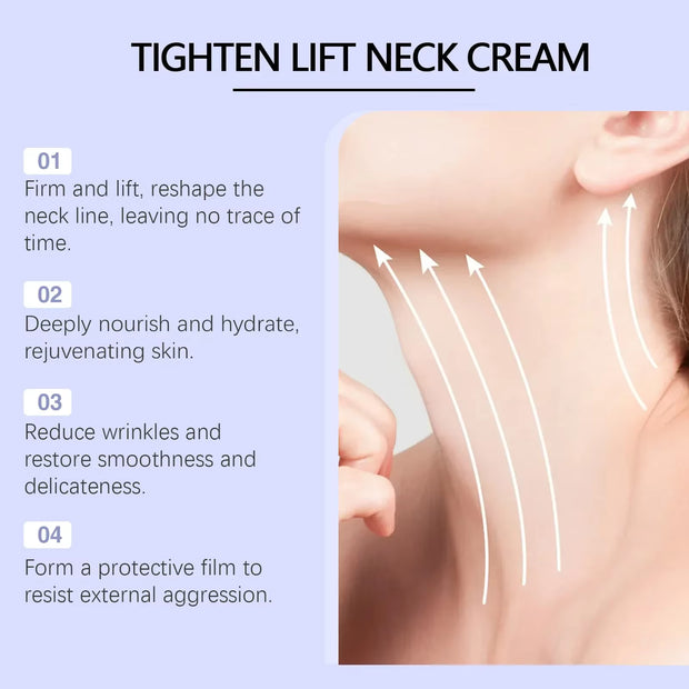 Tighten Lift Neck Cream Lightens Fine Lines Brightens Firms Nourishes Neck Cream Lightening Smoothing Moisturizer Neck Cream