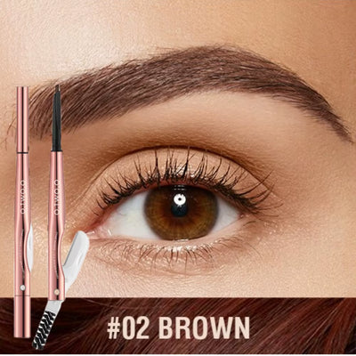 3 in 1 Eyebrow Pencil with Eyebrow Trimmer Long Lasting Precise Brow Definer Natural Color Waterproof Eye Brow Pen