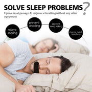 Anti-Snoring Patch Nose Breathing Correction Improve Sleeping Promoting Better Breath Portable Night Sleep Mouth Orthosis Tape