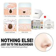 5 Sets 60Pcs Paper Blackhead Remover Nose Mask Pore Strip Black Mask Peeling anti Acne Treatment Nasal Patch Deep Cleansing