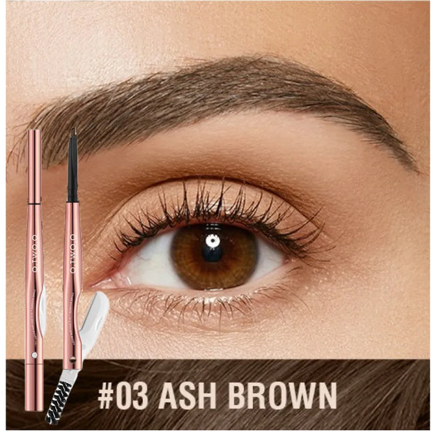 3 in 1 Eyebrow Pencil with Eyebrow Trimmer Long Lasting Precise Brow Definer Natural Color Waterproof Eye Brow Pen