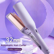 Hair Curling Iron 32Mm Deep Wave Hair Curler 4 Temperature Adjustable Fast Heating Crimping Iron Styler Wand for All Hair Style