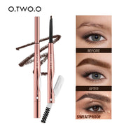 3 in 1 Eyebrow Pencil with Eyebrow Trimmer Long Lasting Precise Brow Definer Natural Color Waterproof Eye Brow Pen