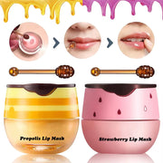 Honey Lip Balm Moisturizing Nourishing Anti-Wrinkle Lip Mask Anti-Cracking Fade Lip Lines Whitening Lip Care Skin Care Products