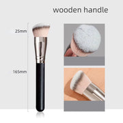 Makeup Brushes Foundation Concealer Angled Seamless Cover Synthetic Dark Circle Liquid Cream Cosmetics Contour Brush Beauty Tool